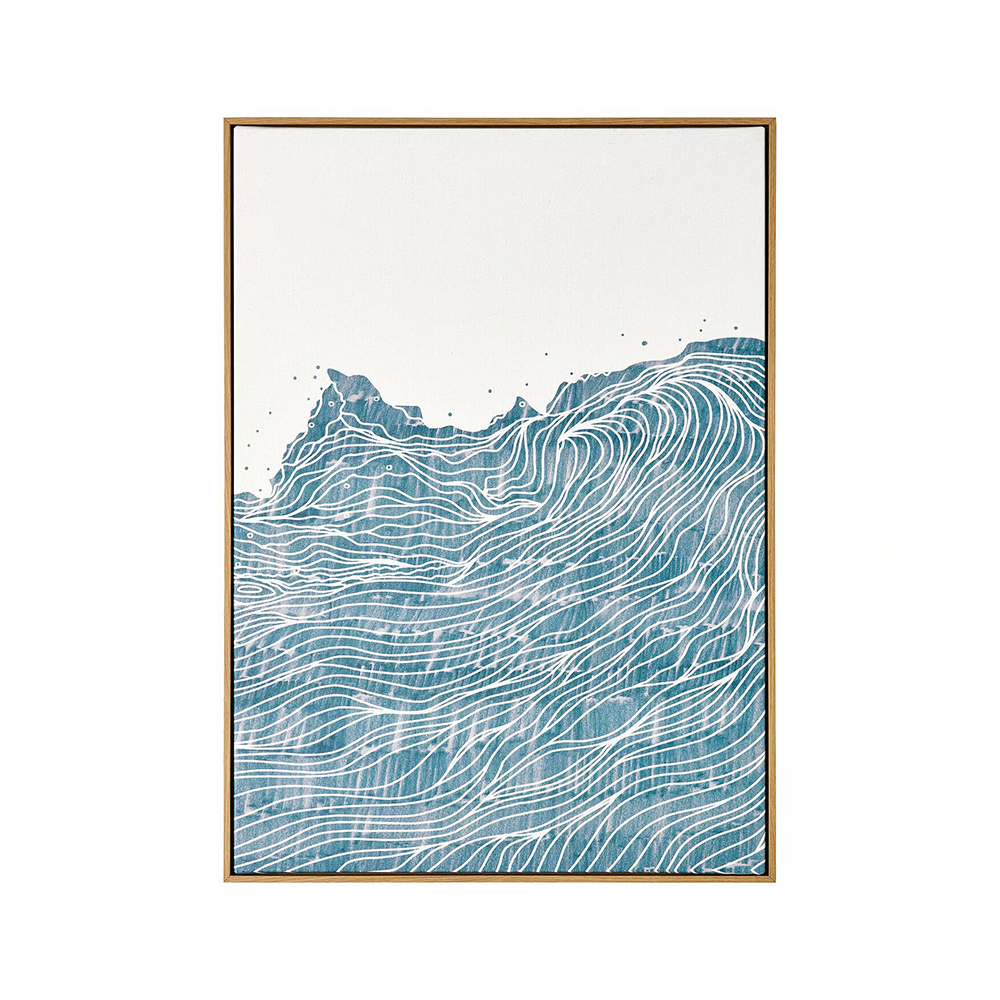 Decora la casa con tus imágenes preferidas. Este motivo está impreso en un lienzo de alta calidad y cuenta con un marco de efecto roble.