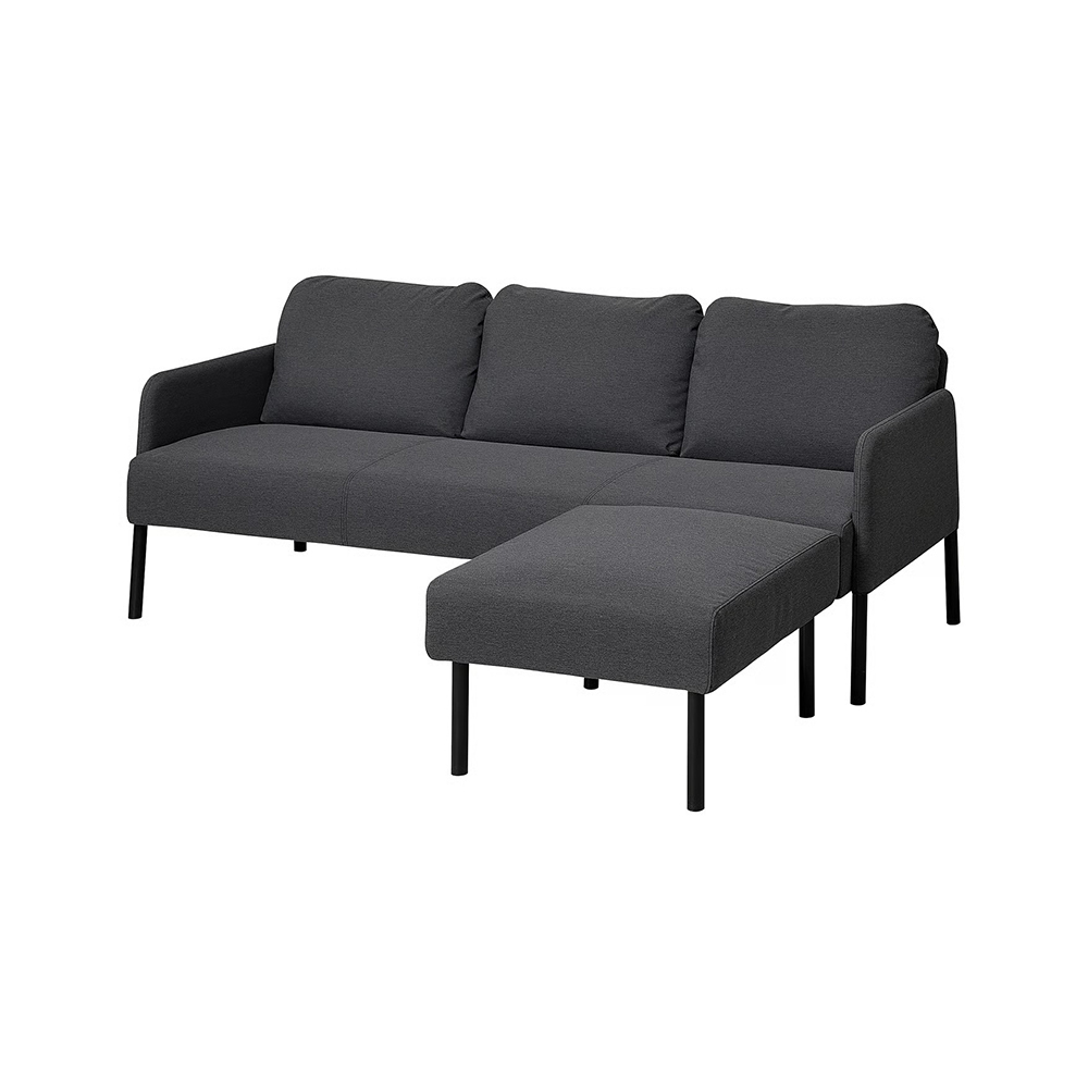 Con un asiento de grosor generoso, reposabrazos acolchados y cojines del respaldo mullidos que no se mueven del sitio.